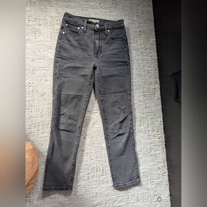 Madewell Charcoal Denim Pants